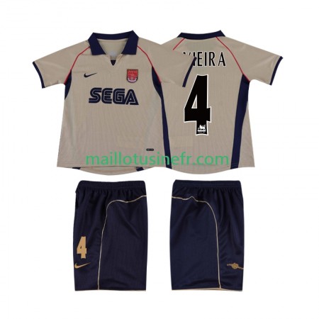 Maillot de Foot Arsenal VIEIRA 4 2001 Extérieur Retro 2002 - Enfant Maillot de Foot Arsenal VIEIRA 4 2001 Extérieur Retro 2002 - Enfant